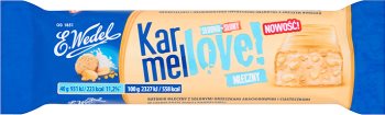 E.Wedel Karmellove! Batonik z solonymi orzeszkami arachidowymi i ciasteczkami mleczny