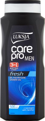 2en1 ducha fresca Luksja Care Pro Hombres Gel Mentol