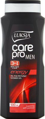 Luksja Care Pro Men's 2in1 Energy Shower Gel with guarana