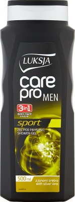Luksja Care Pro Men's 2in1 Sport Shower Gel with silver ions