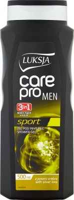 Luksja Care Pro Мужские 2в1 Sport Гель для душа с ионами серебра