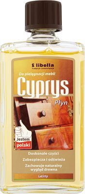 Cypress liquid vial for care of furniture Forest