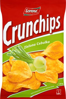 Crunchips картофельные чипсы зеленый лук