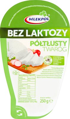 Mlekpol Twaróg bez laktozy półtłusty