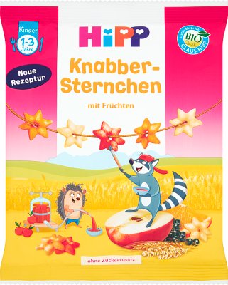 Hipp Chrupiące gwiazdki owocowe