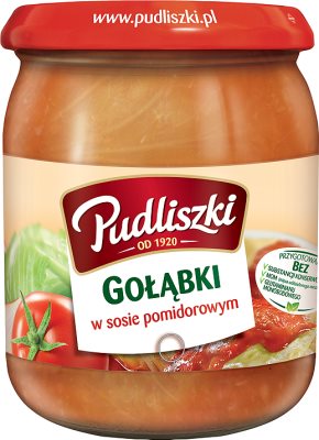 Pudliszki Col rellena en salsa de tomate