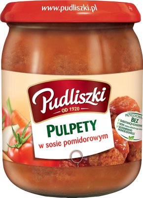 Pudliszki Pulpety w sosie pomidorowym