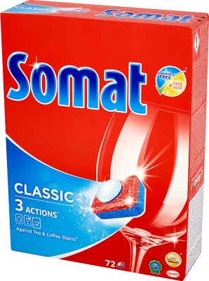 Somat Classic tablets for dishwashers 3 Actions