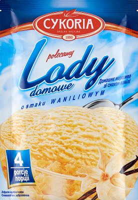 Cykoria Lody domowe  o smaku waniliowym