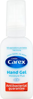 gel antibacterial para manos Carex Mousture Plus