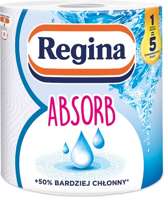 Regina Absorb — бумажное полотенце с супервпитывающей способностью.