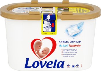 Lovel capsules for washing, for white and color