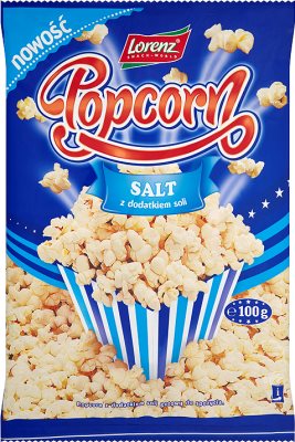 Lorenz popcorn with salt