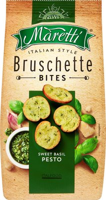 Bruschette Maretti croûté pesto pain