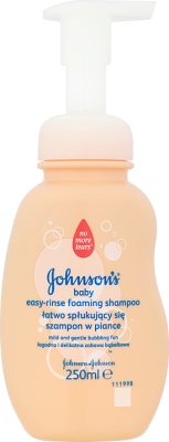 Baby Johnson Il est un rinçage facile shampooing mousse