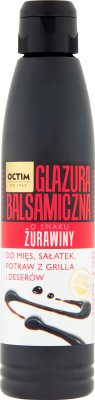 Octim Glazura balsamiczna o smaku żurawiny