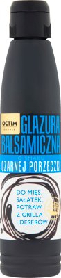 Octim balsamic glaze flavored with blackcurrant