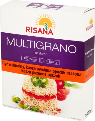 Risan multigram de gachas de avena, sémola asado 2x100 g