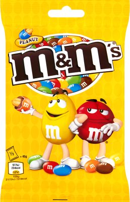 M&M's Peanut Orzeszki ziemne oblane czekoladą w kolorowych skorupkach