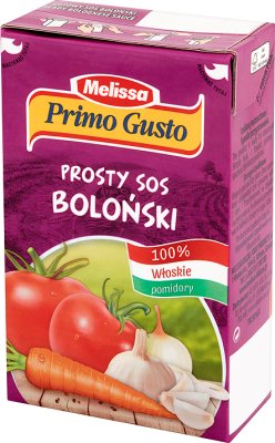 Melissa Primo Gusto Sos pomidorowy z warzywami Bolognese