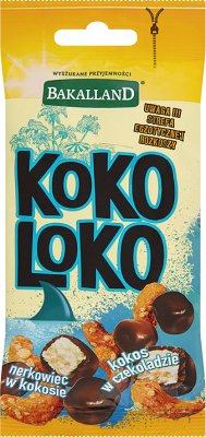 Koko Loko Bakalland mezcla de cubos de coco y nueces de coco tostado