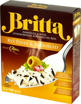 Britta wild & parboiled rice 2x100 g