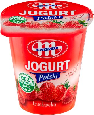 Mlekovita polonais yaourt à la fraise