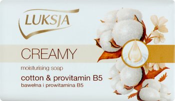 Luksja creamy beauty soap cotton and provitamin B5