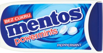 Mentos mints Powermints refreshing Peppermint