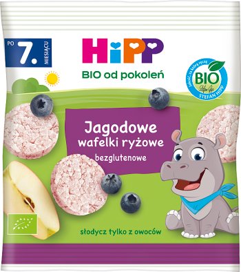 HiPP Berry Rice Wafers BIO