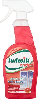 Ludwik z octem Płyn do mycia szyb i glazury Grapefruit