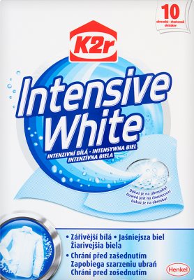 K2R Intensive White wipes for washing