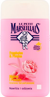 Le Petit Marseillais Creme Duschgel, Himbeere und Pfingstrose