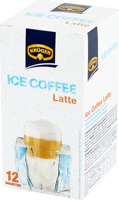 Kruger Ice Coffee Latte coffee drink 12 sachets