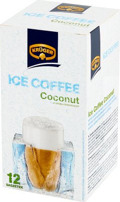 Kruger Eis-Kaffee-Kaffee Kokosnuss-Getränk 12 Beutel