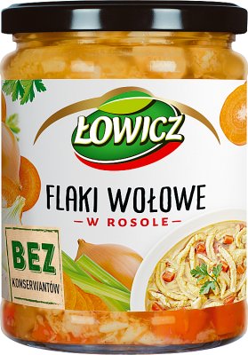 Łowicz callos de ternera en caldo