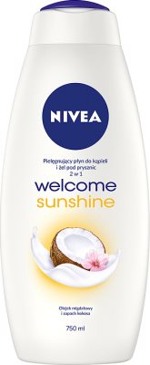 Пузырь ванны и душа Nivea гель 2 в 1 Добро пожаловать Солнечный свет