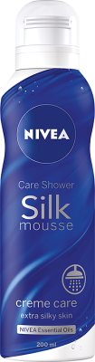 Nivea seidig-Mousse, Duschgel in der Dusche Creme Pflege