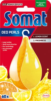 Somat Deo Duo Pearls freshener for dishwashers Lemon & Orange