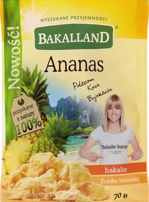 Bakalland Ananas krążki