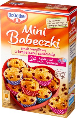 Dr.Oetker Mini Muffins taste of vanilla with chocolate drops