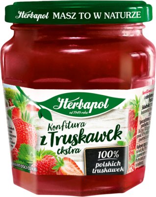 Herbapol Marmelade mit Erdbeeren extra low-Zucker