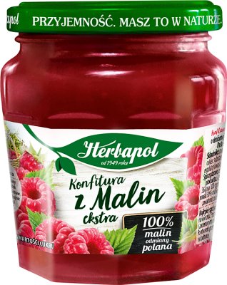 Herbapol jam with raspberry extra low-sugar