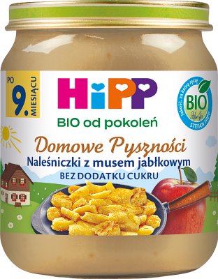 Panqueques HiPP con mousse de manzana BIO