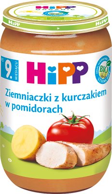 HiPP Ziemniaczki z kurczakiem w pomidorach BIO