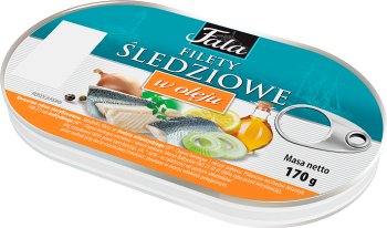 Wave Herring fillets in oil