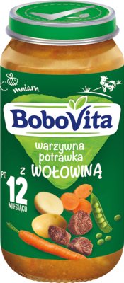 BoboVita obiadek warzywna potrawka z wołowiną
