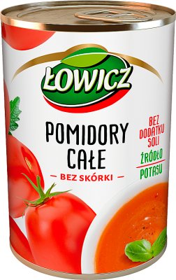 Łowicz whole peeled tomatoes