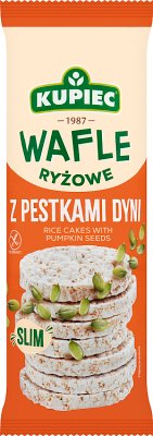 Merchant Slim Rice Waffles with pumpkin seeds