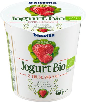 Bakoma Jogurt BIO truskawka